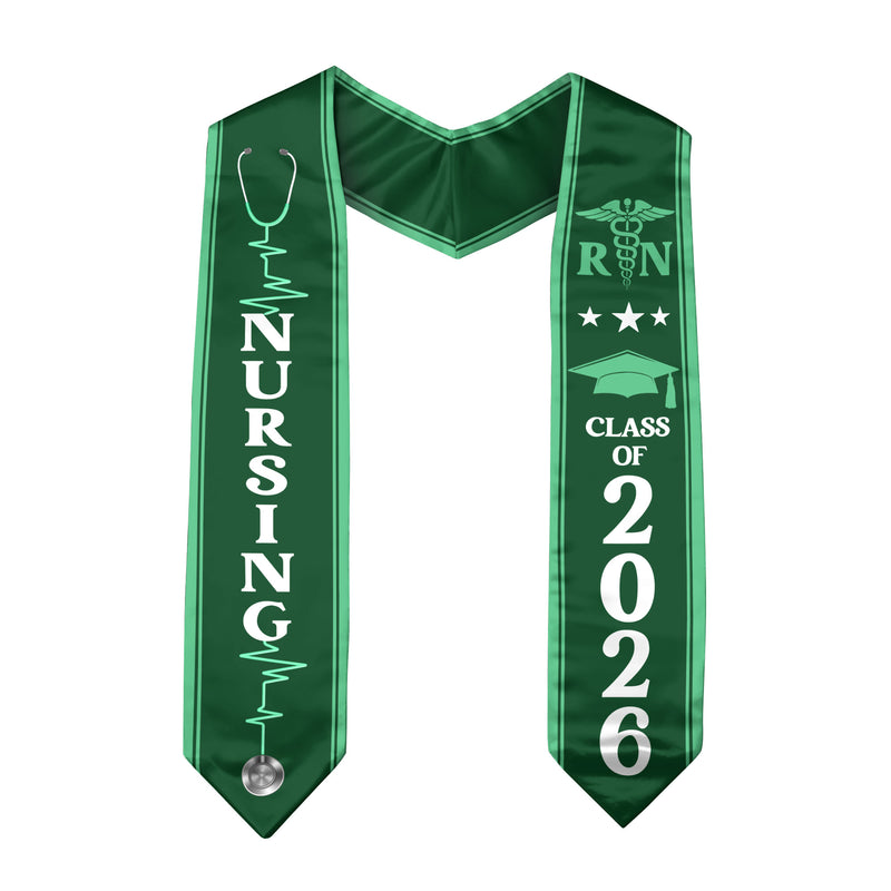 Nursing Graduation Sash 2026, RN Graduation Stole for Nursing School Graduates