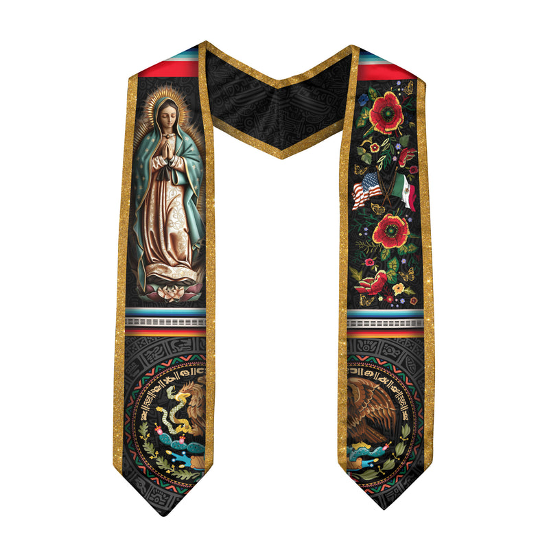 Mexican Graduation Sash 2026, Mexican American Flag Sash, Mexican Stole for Graduates