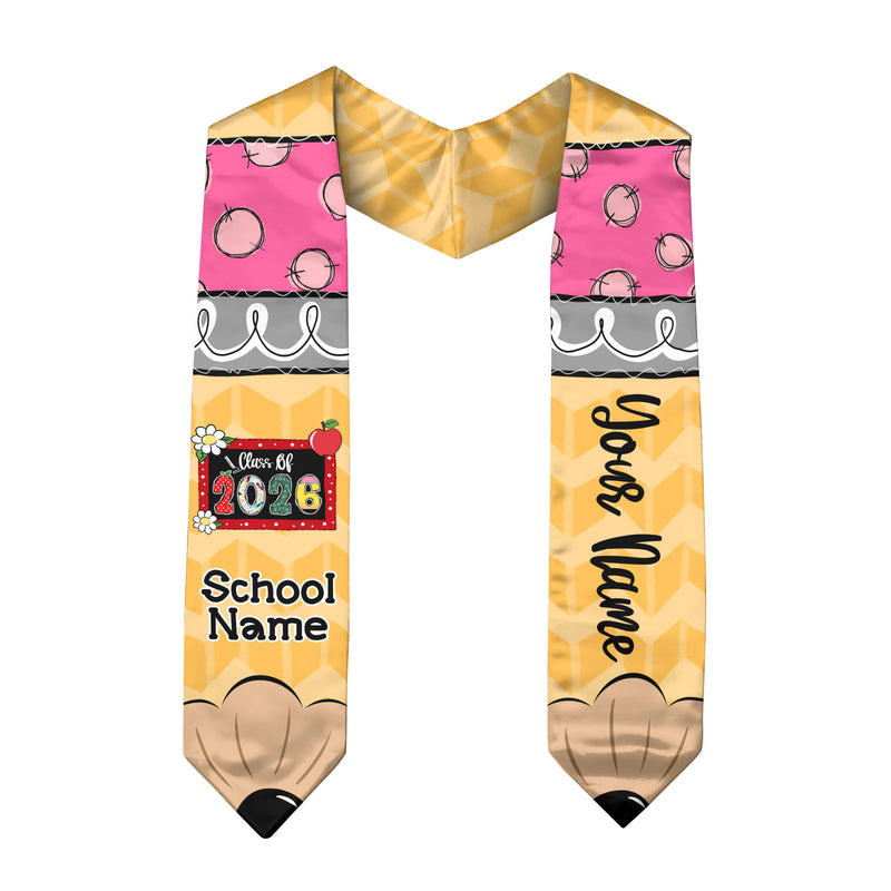 Customized Graduation Stole for Teaching Professionals, Educator Ceremony Sash 2026