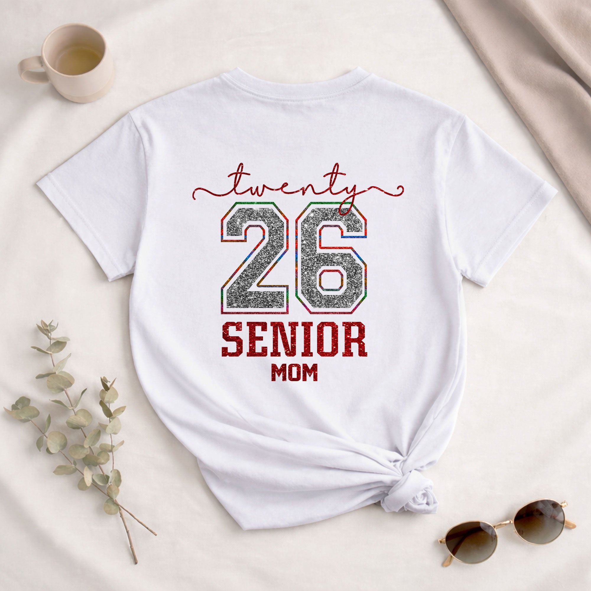 Senior Family Class of 2026 Black T-Shirt - Mexico Flag Heart Graduation Gift Tee (Copy) (Copy) (Copy)