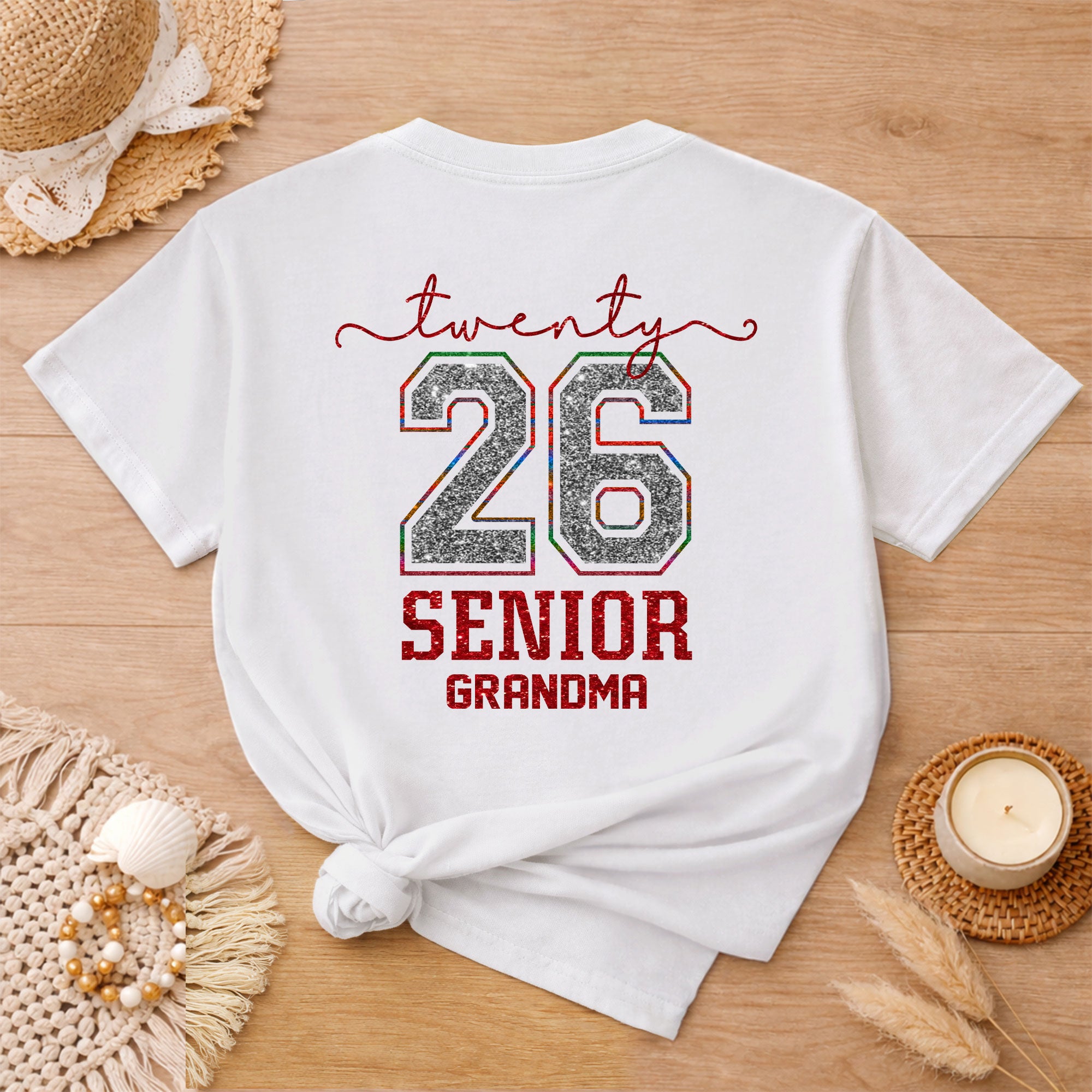 Senior Family Class of 2026 Black T-Shirt - Mexico Flag Heart Graduation Gift Tee (Copy) (Copy) (Copy)