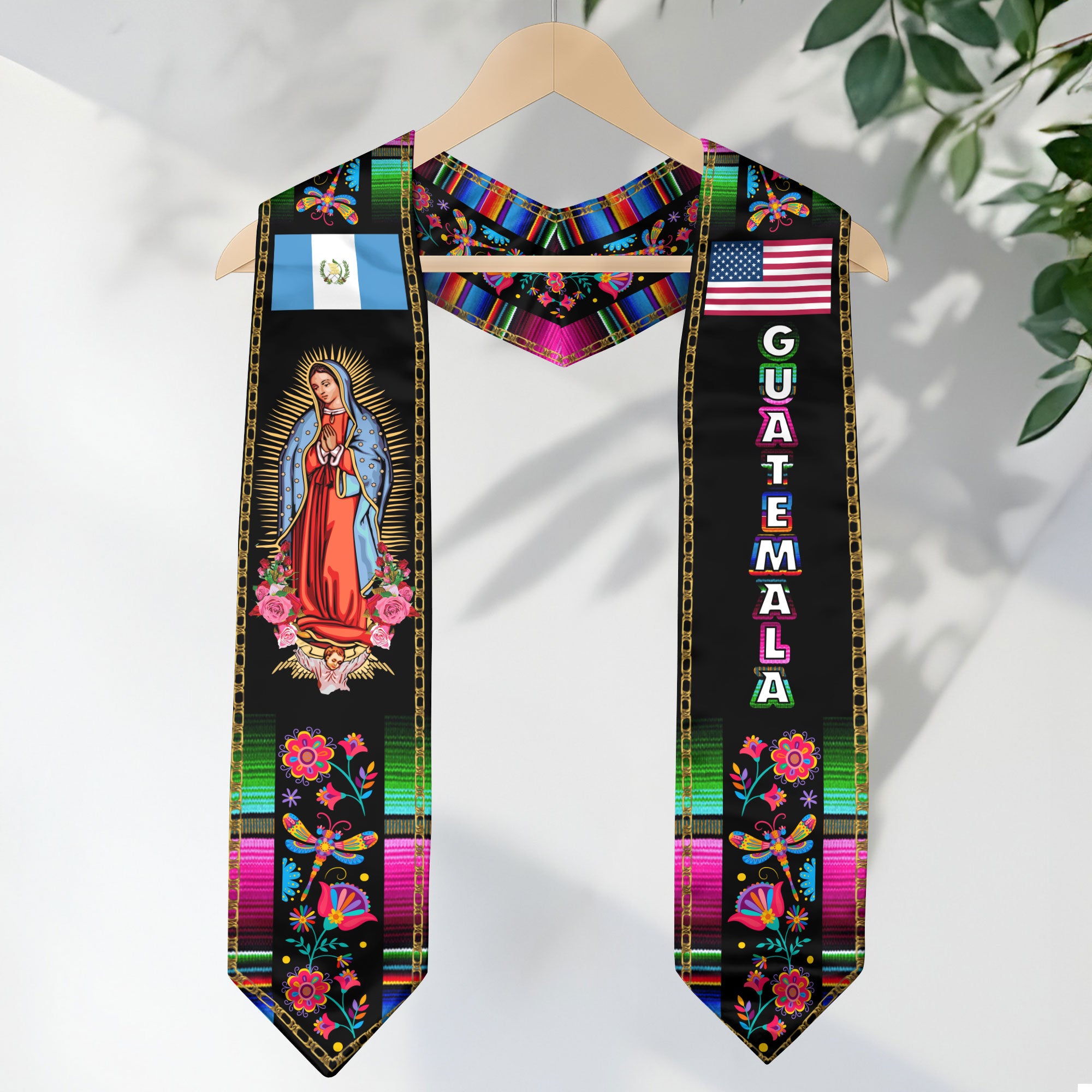 Guatemalan Graduation Stole 2026, Guatemala Flag Sash, Graduation Stole 2026