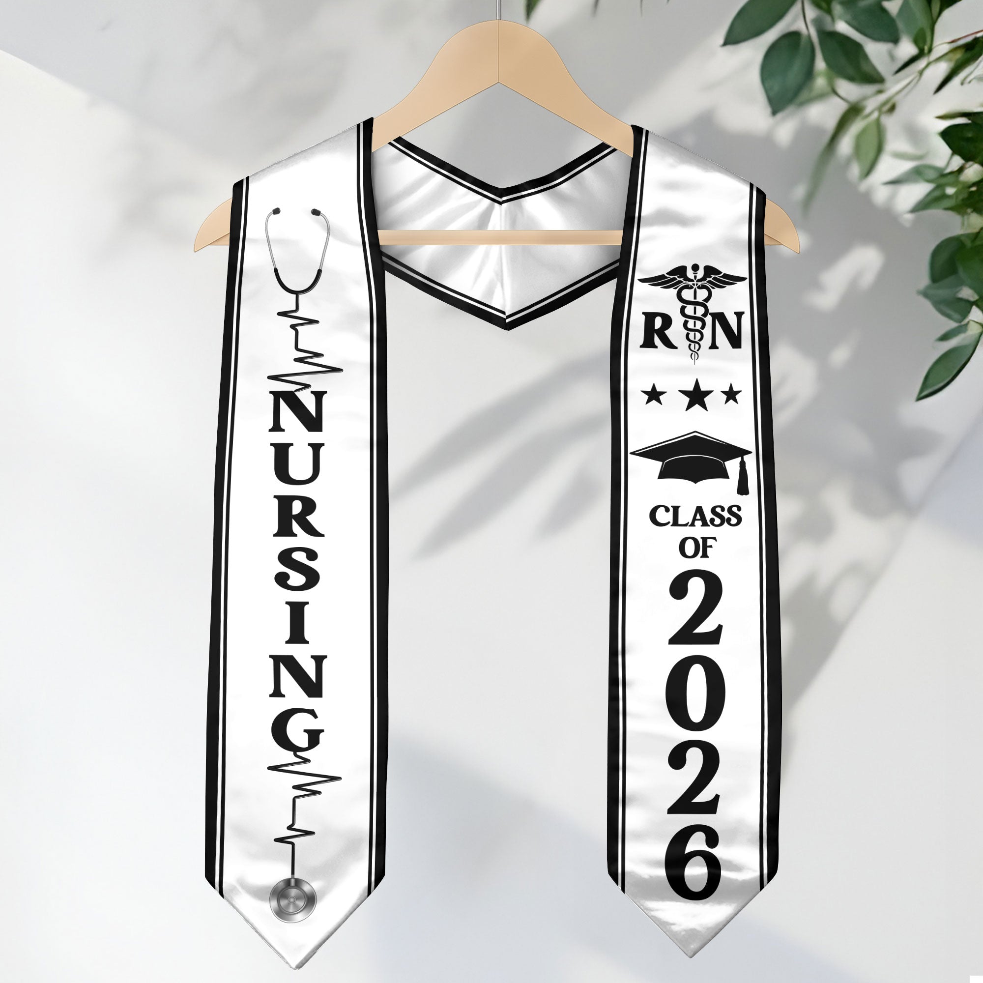 Nursing Graduation Stole 2026, RN Sash for Academic Nursing Graduation Event