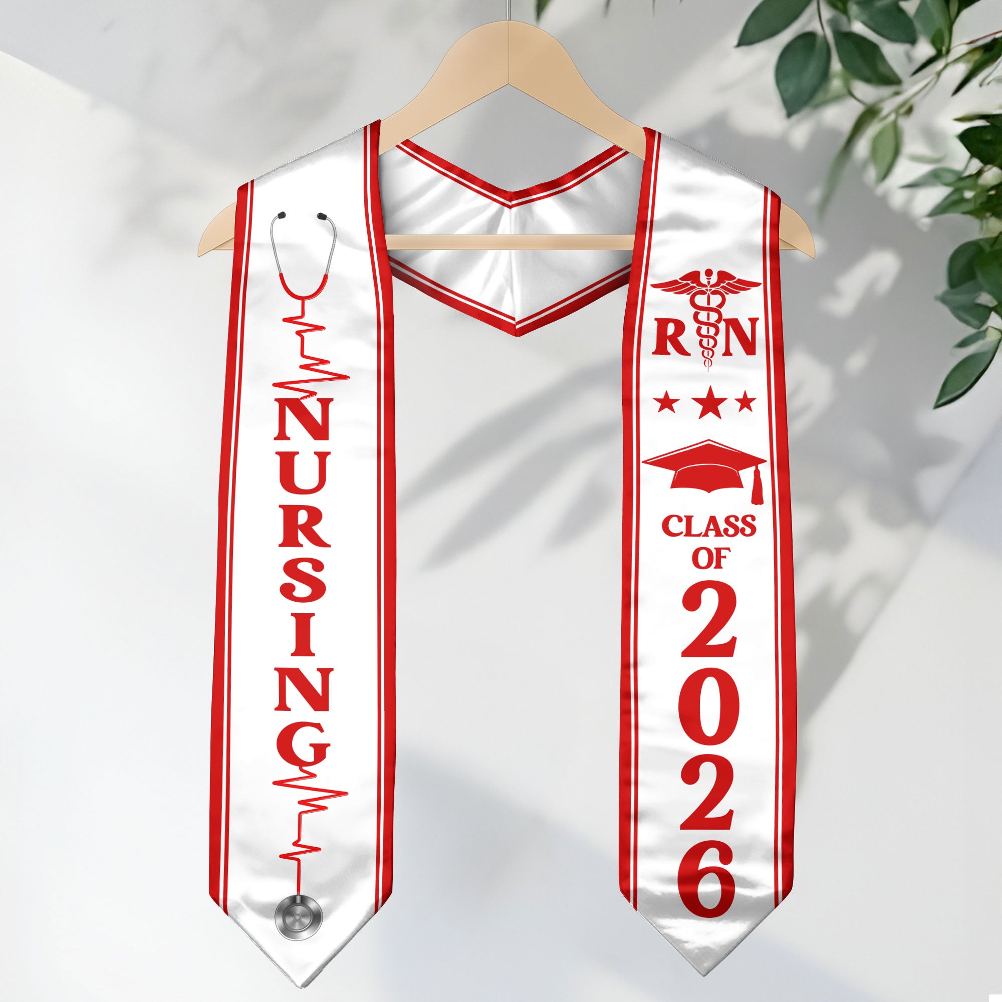 Nursing Graduation Stole 2026, RN Sash for Graduation and Commencement Ceremony