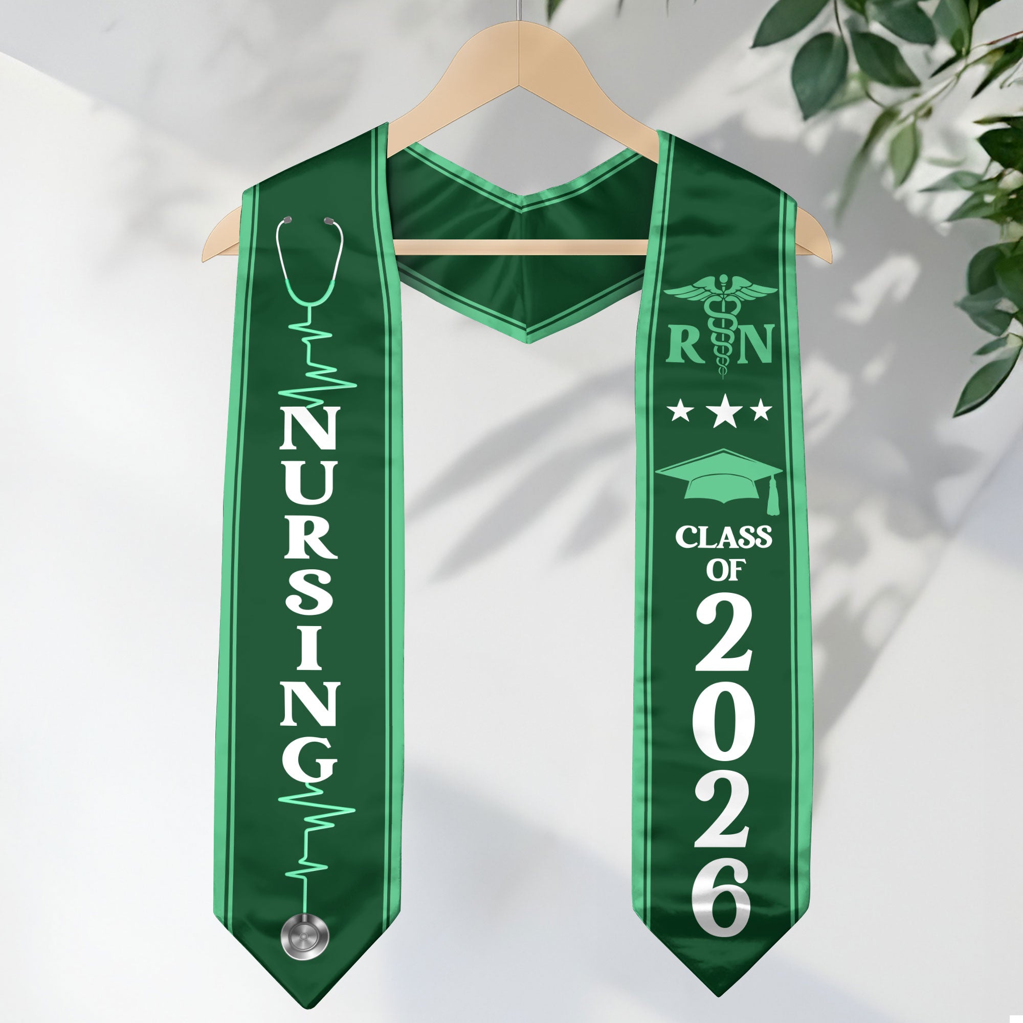 Nursing Graduation Sash 2026, RN Graduation Stole for Nursing School Graduates