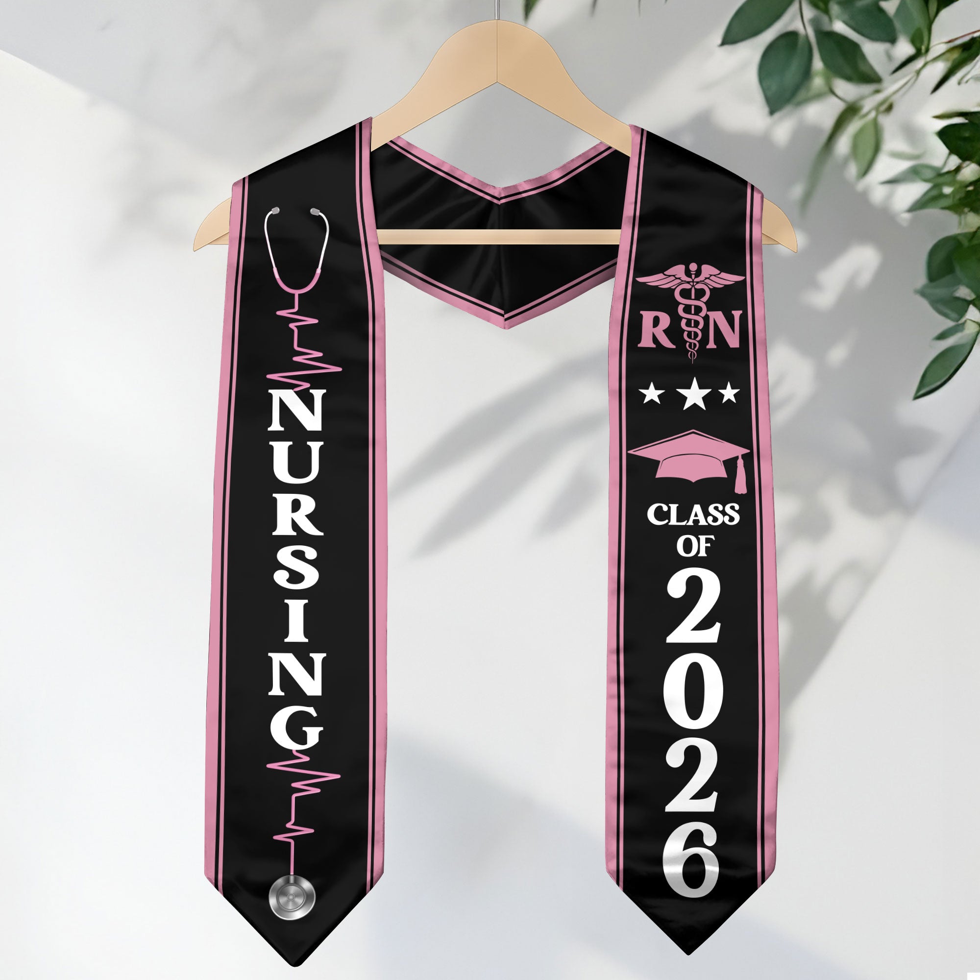 BSN Nursing Graduation Sash 2026, RN Graduation Stole for Nurse Ceremony