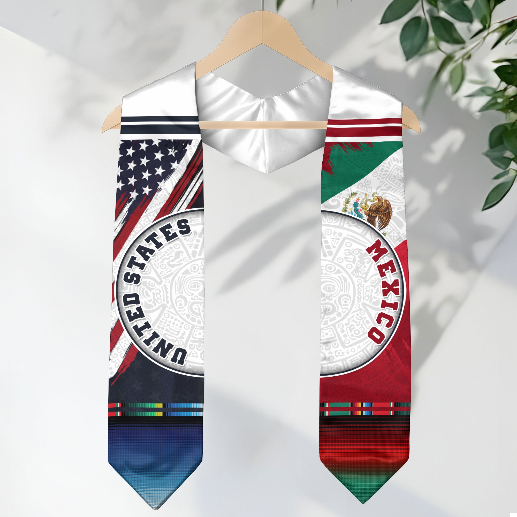 Mexican Stole for Graduation 2026, Mexico Graduation Stole, Mexican Grad Sash