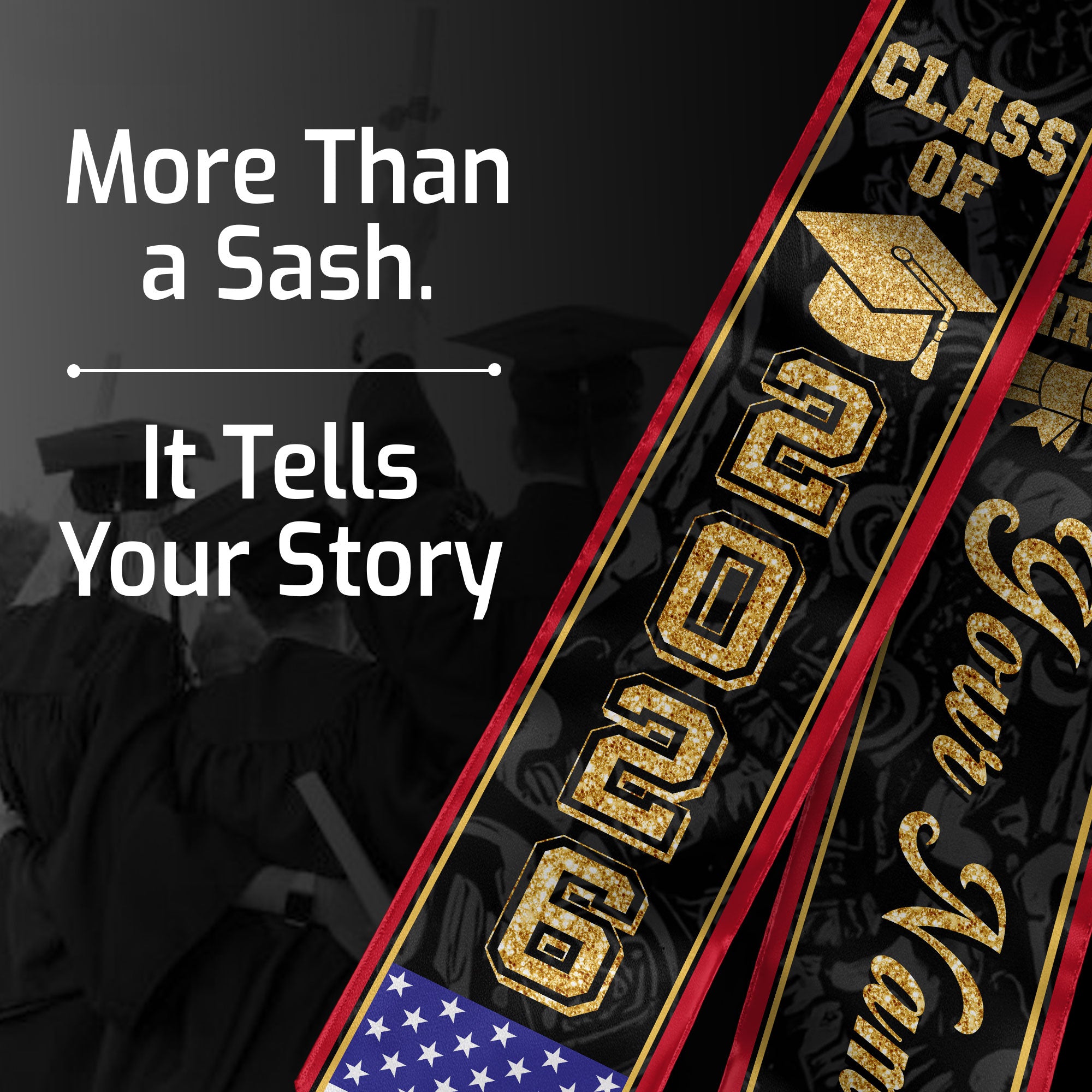 Ethiopian Flag Graduation Stole 2026, Ethiopia Stole Sash, Custom Accent for Graduates