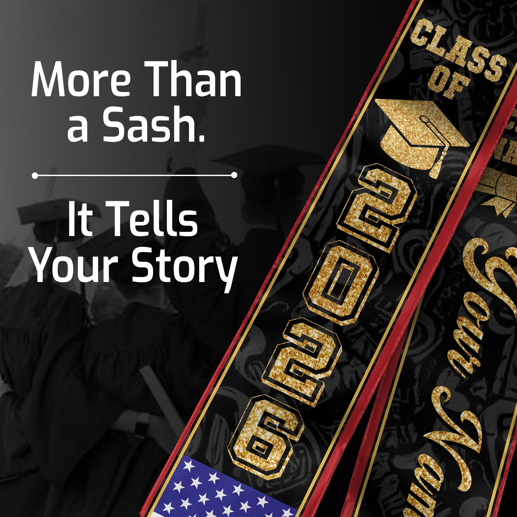 Morocco Graduation Stole 2026, Moroccan Flag Stole Sash, Tailored Detail for 2026