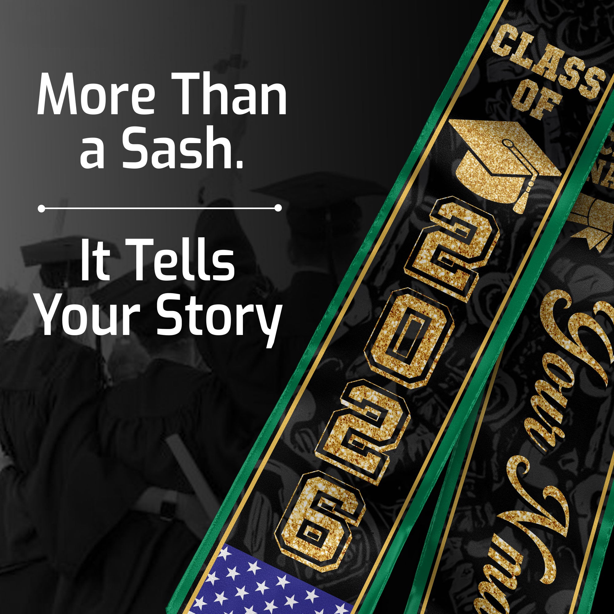 Nigeria Graduation Stole 2026, Nigerian Flag Stole Sash, Tailored Detail for 2026