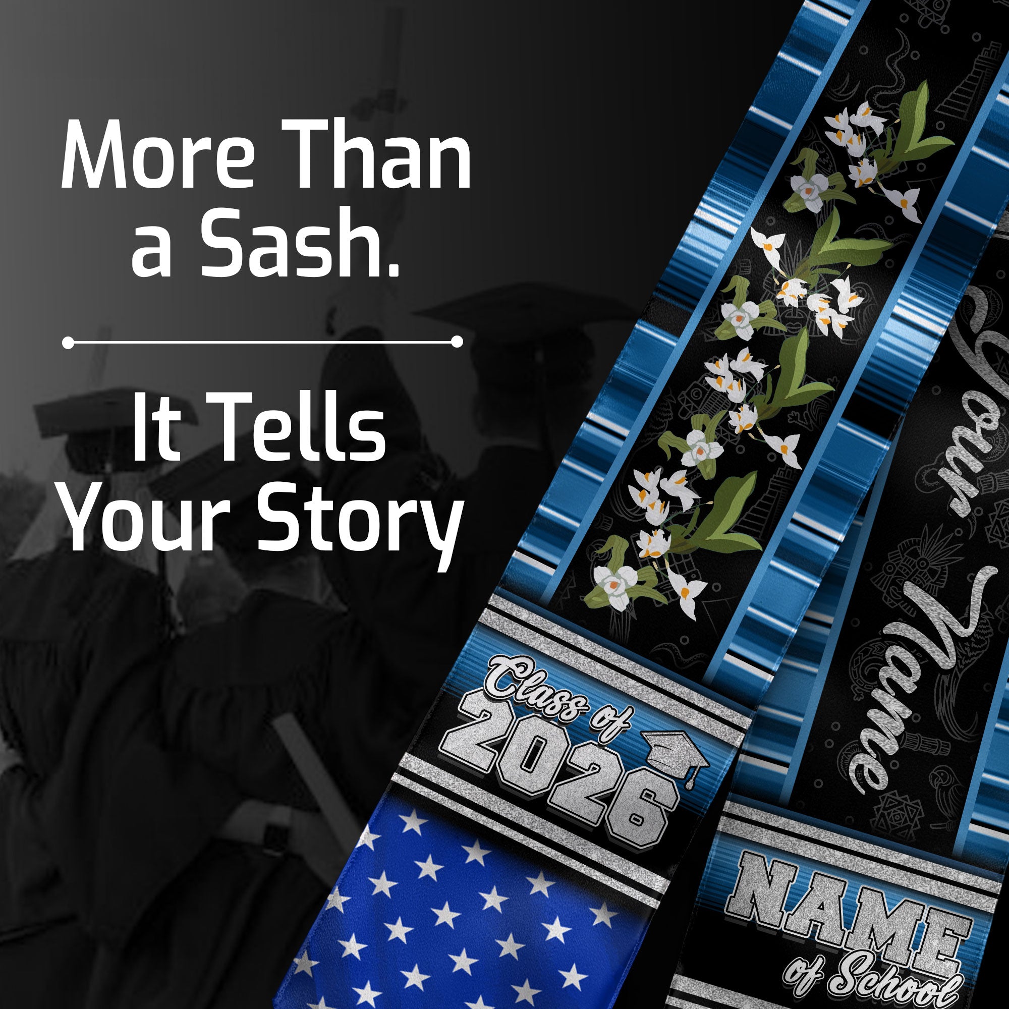 Guatemala Graduation Sash, Guatemala Flag Graduation Stole 2026, Guatemala Stole