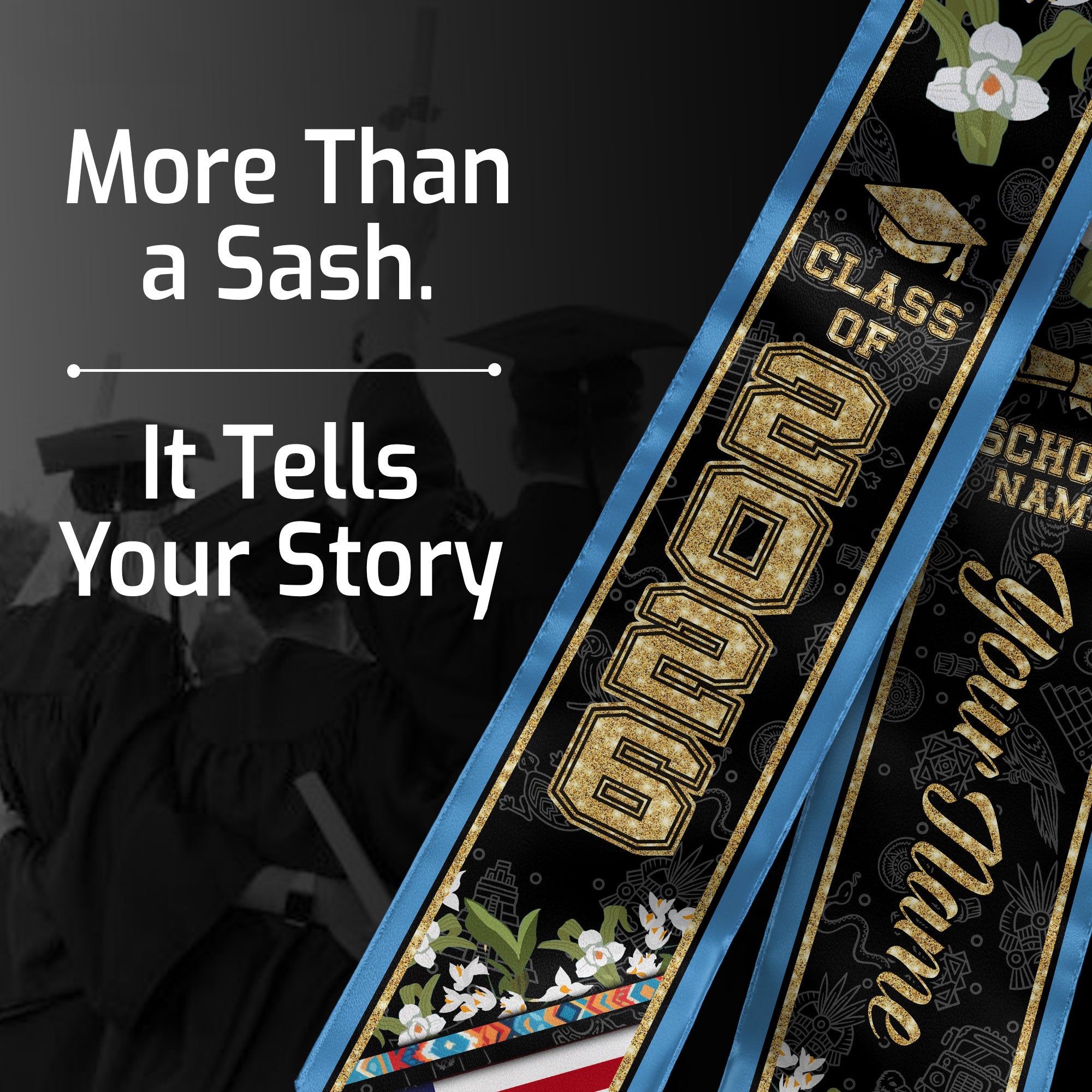 Guatemala Stole, 2026 Guatemala Flag Sash, Guatemala Graduation Stole