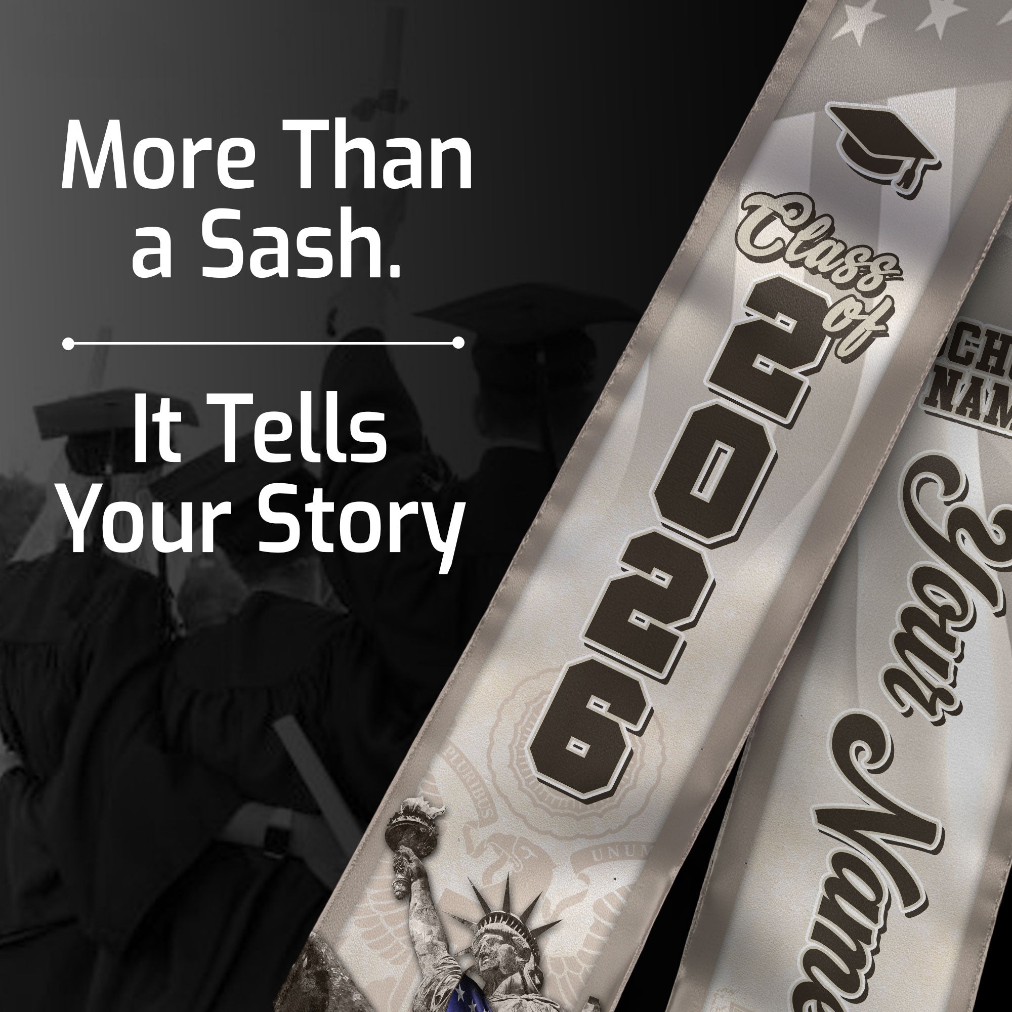 Cuban Flag Graduation Stole 2026, Cuba Stole Sash, Custom Touch for Class of 2026