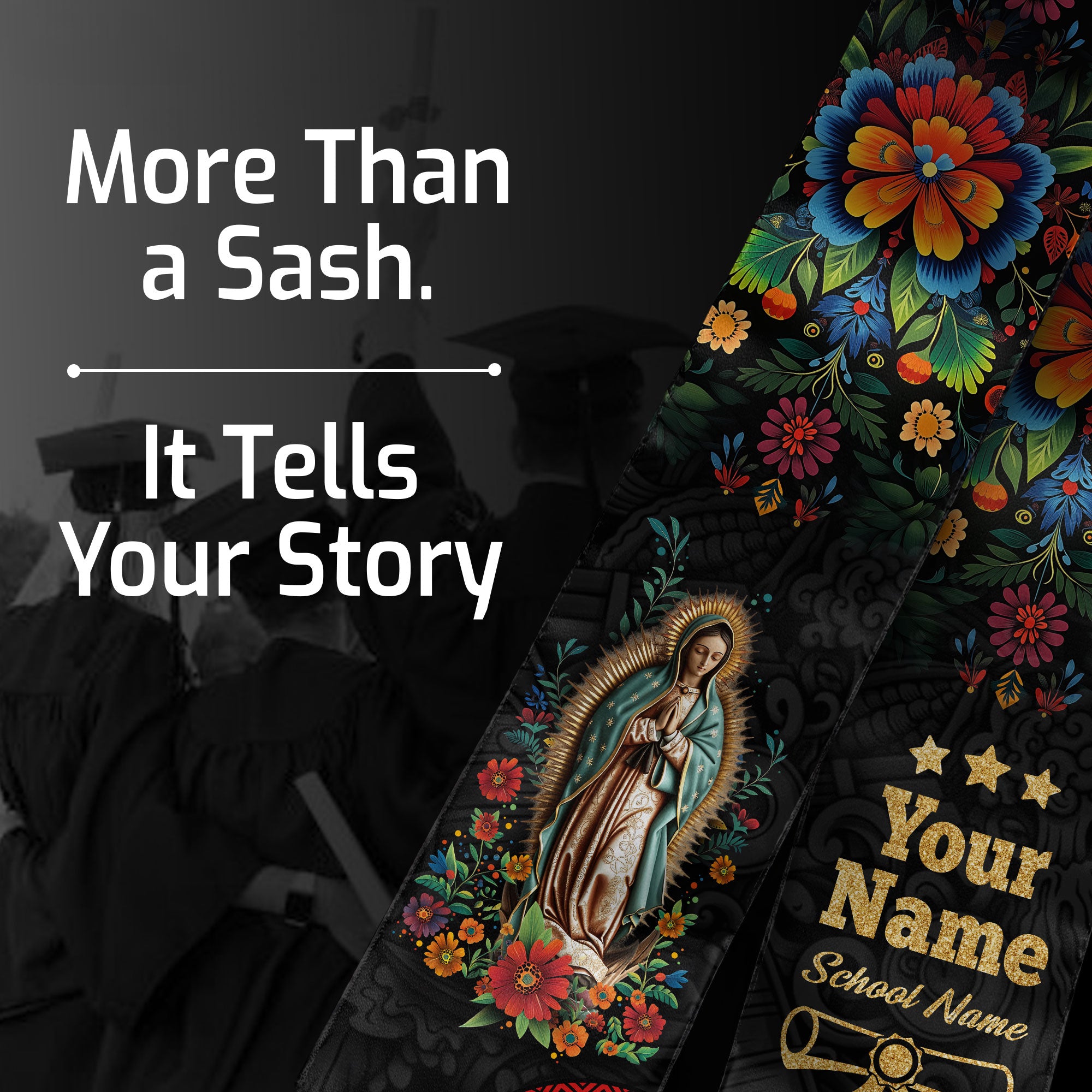 Cuba Graduation Stole 2026, Cuban Flag Graduation Sash, Personalized Cuba Stole