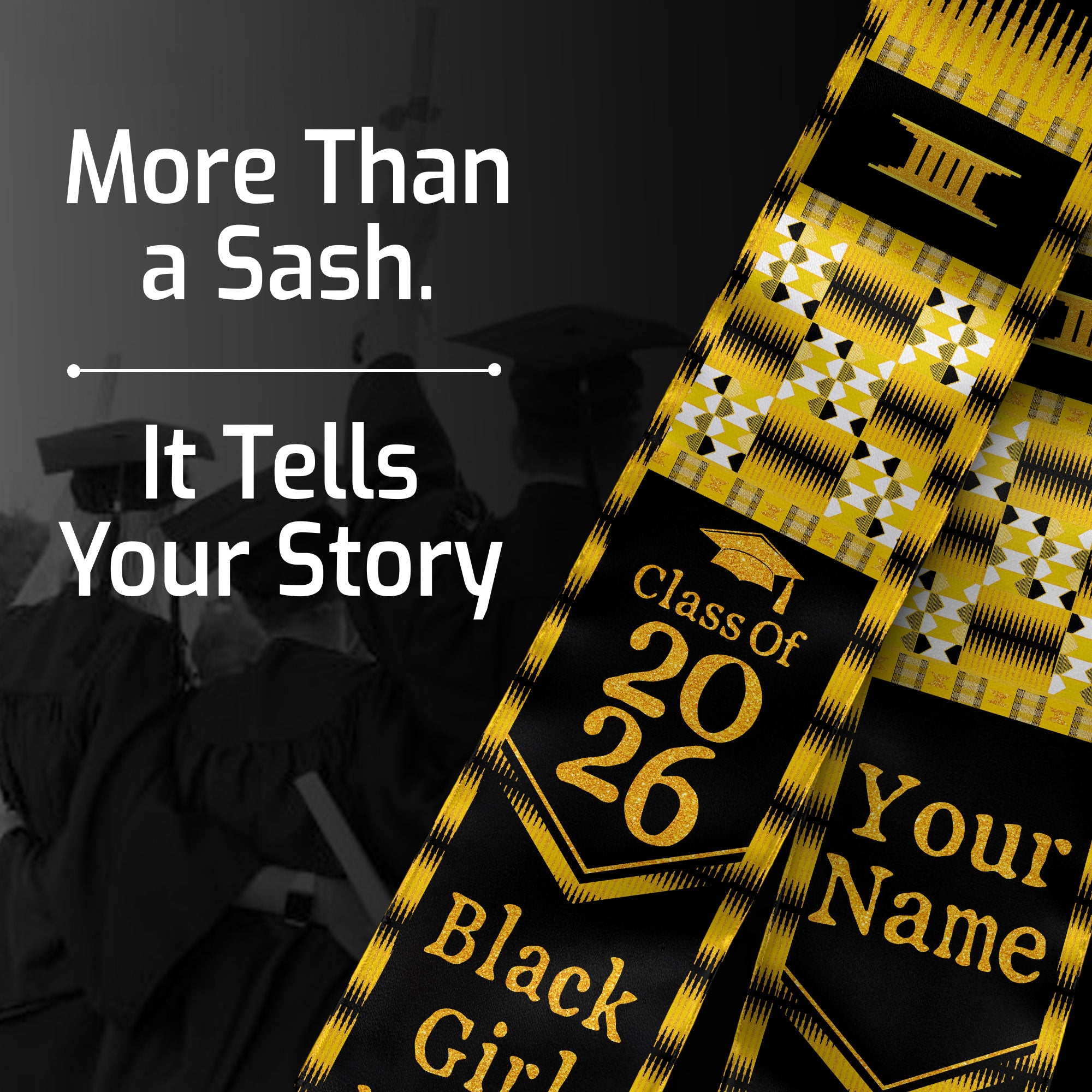 Customized African Nursing Graduation Stole, Professional RN BSN Sash 2026