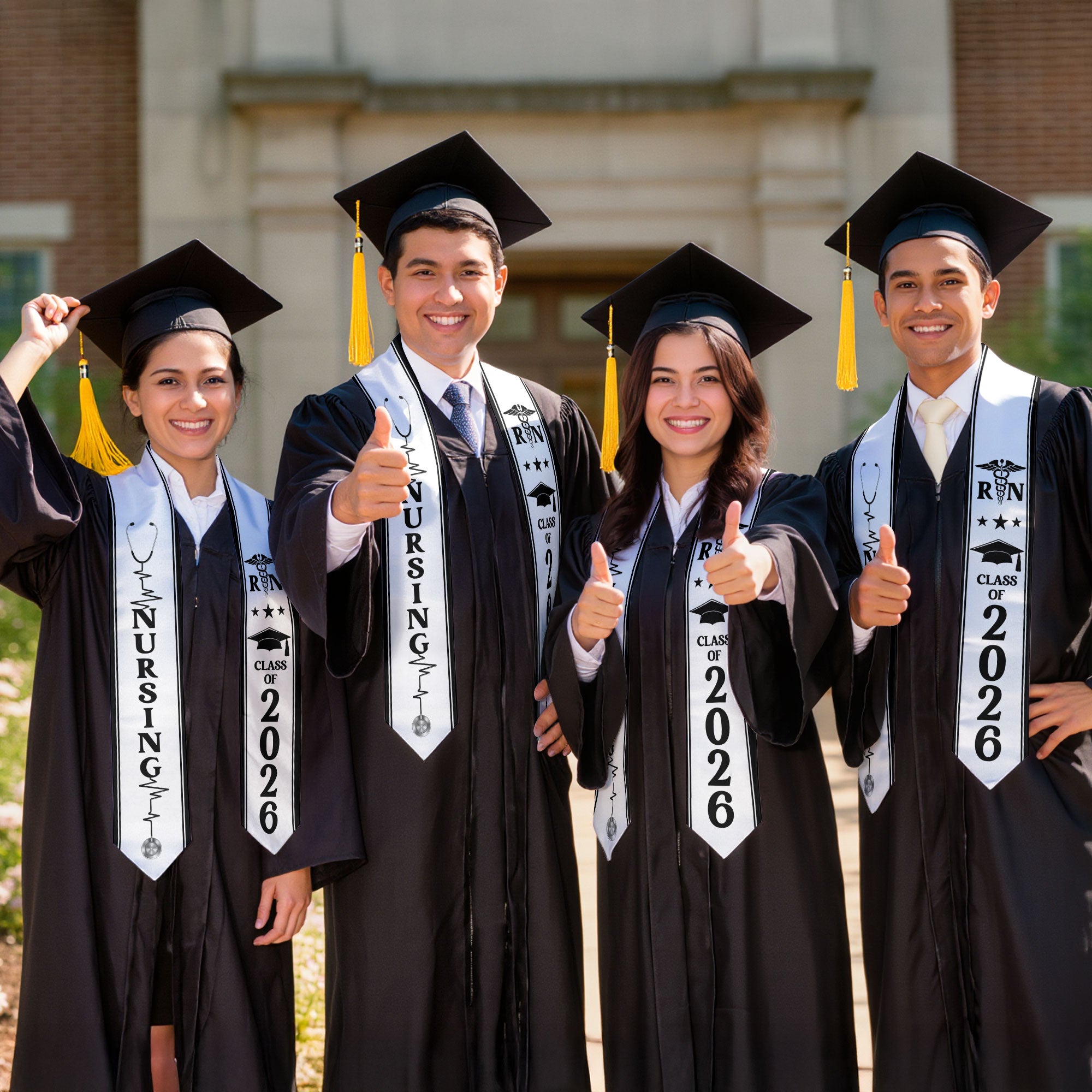 Nursing Graduation Stole 2026, RN Sash for Academic Nursing Graduation Event