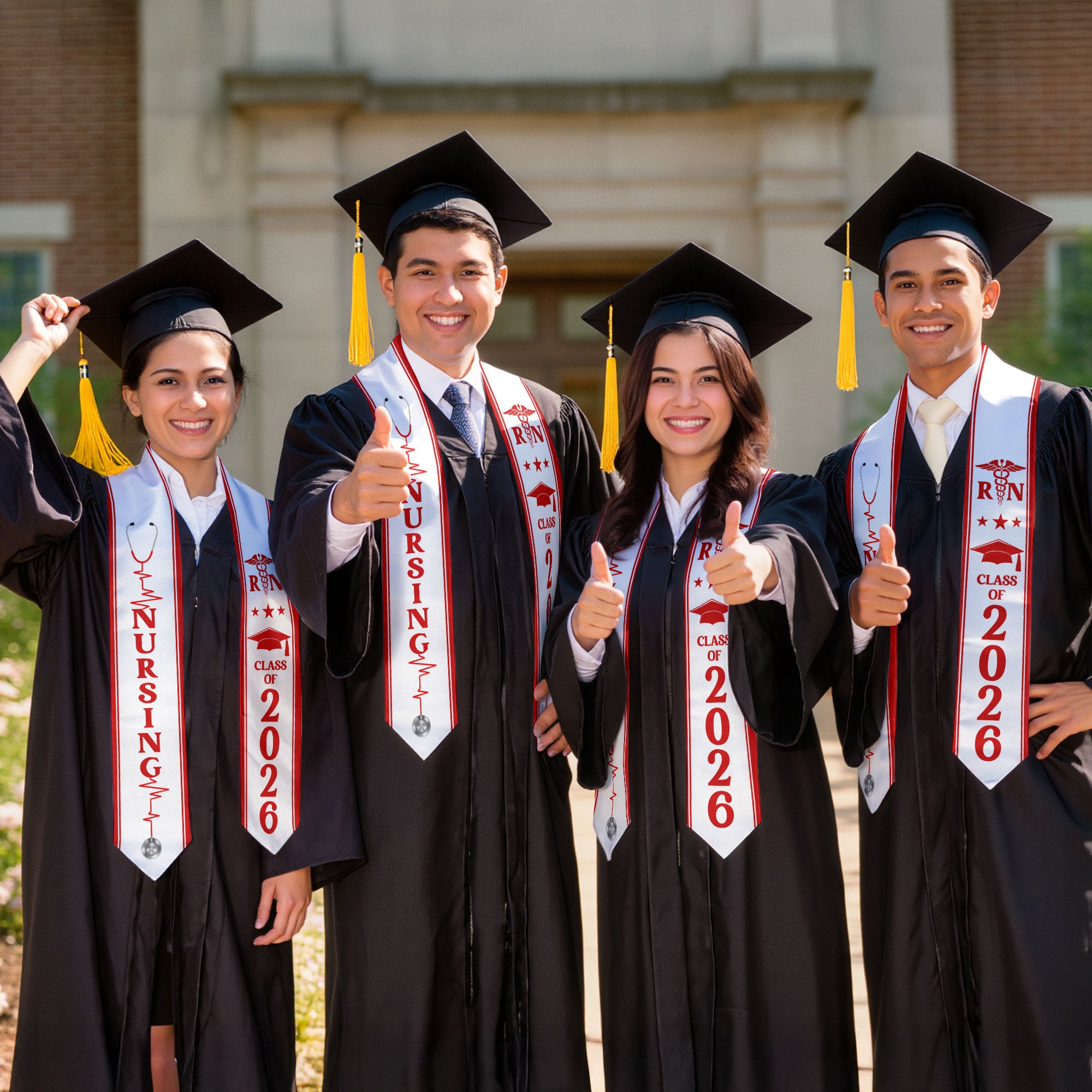 Nursing Graduation Stole 2026, RN Sash for Graduation and Commencement Ceremony