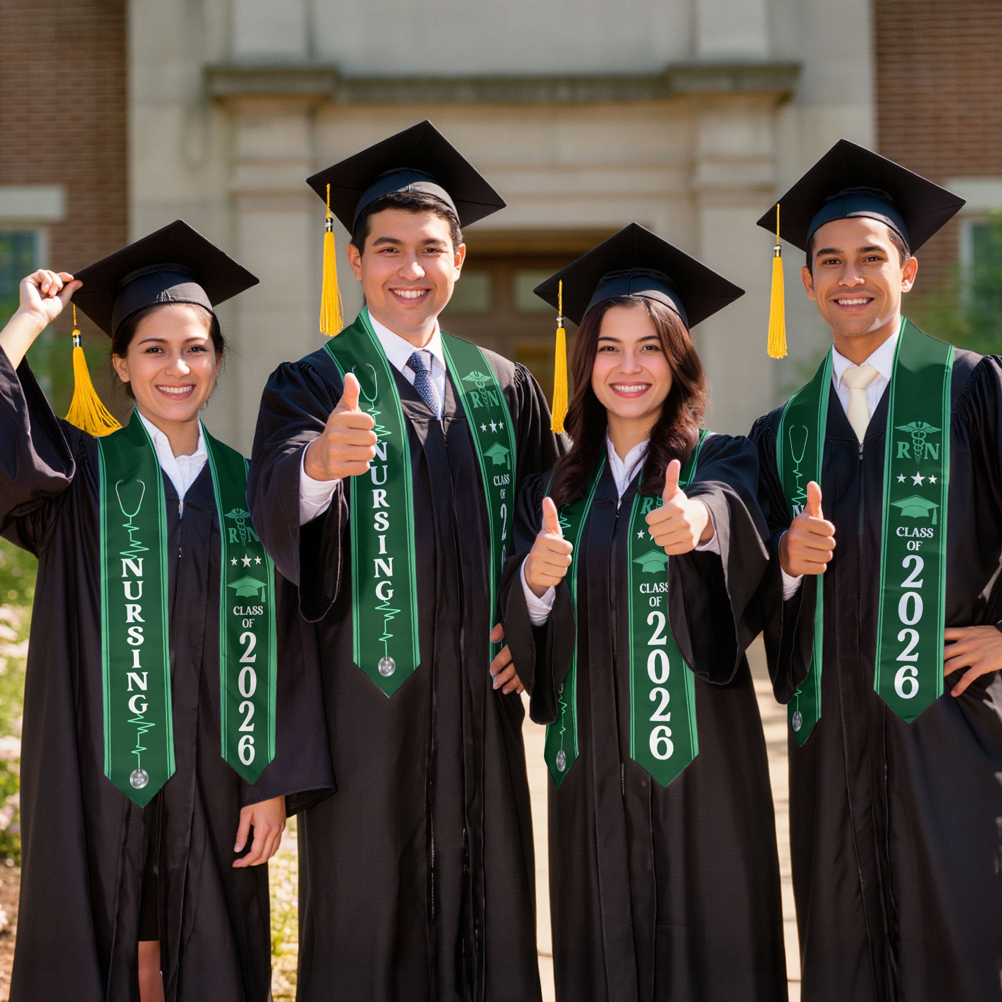 Nursing Graduation Sash 2026, RN Graduation Stole for Nursing School Graduates