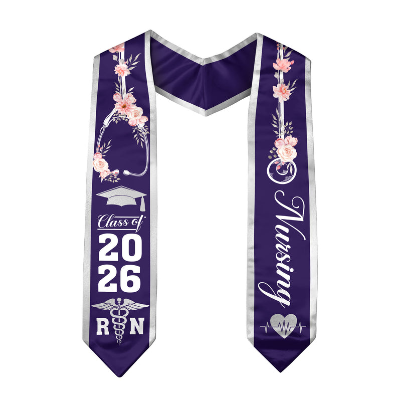 Nursing Graduation Stole 2026, RN Graduation Sash for Professional Nurse Program