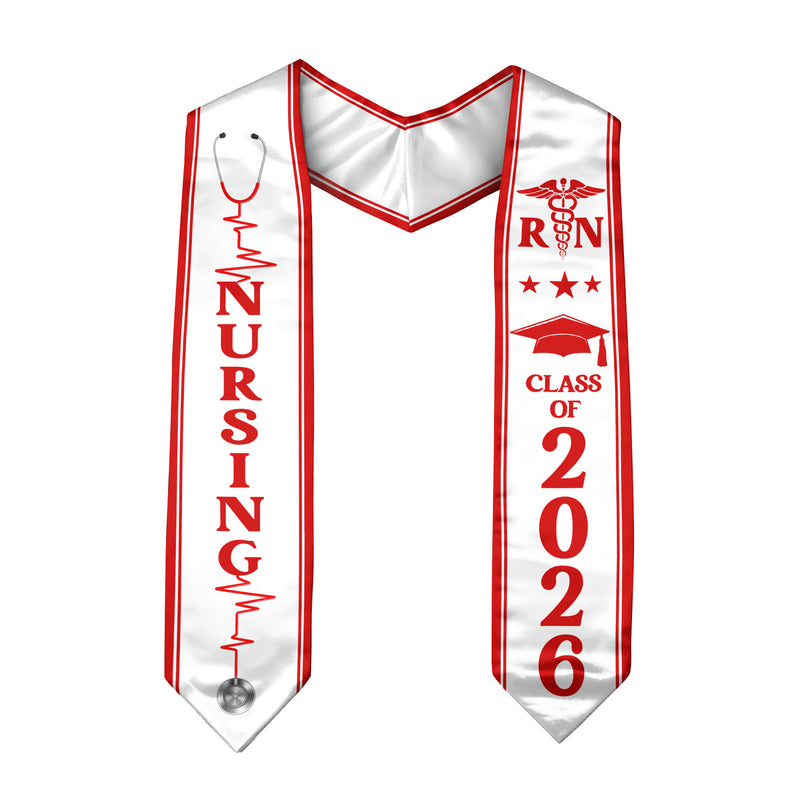 Nursing Graduation Stole 2026, RN Sash for Graduation and Commencement Ceremony