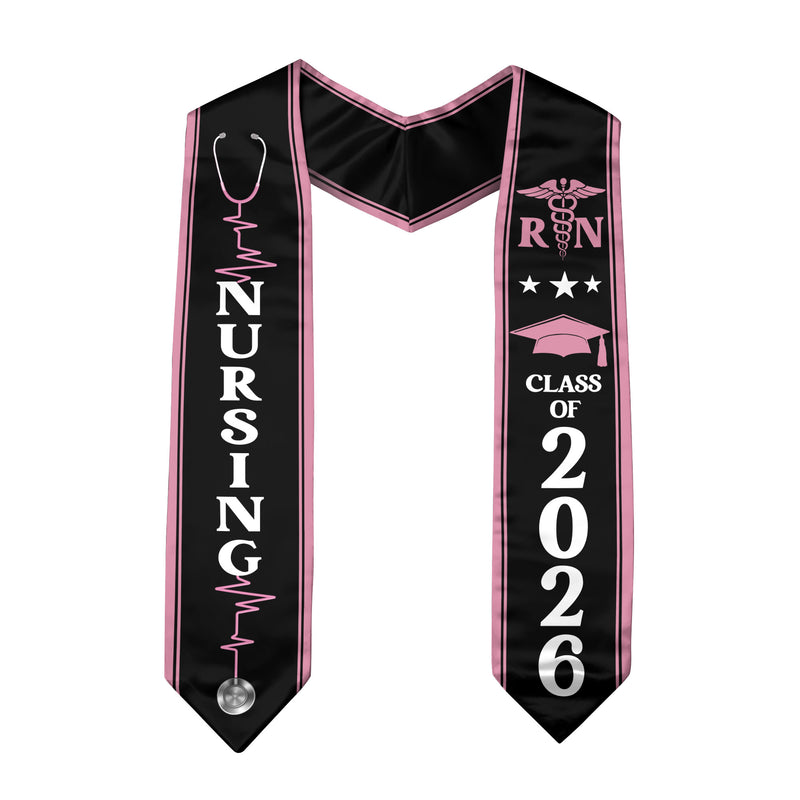 BSN Nursing Graduation Sash 2026, RN Graduation Stole for Nurse Ceremony