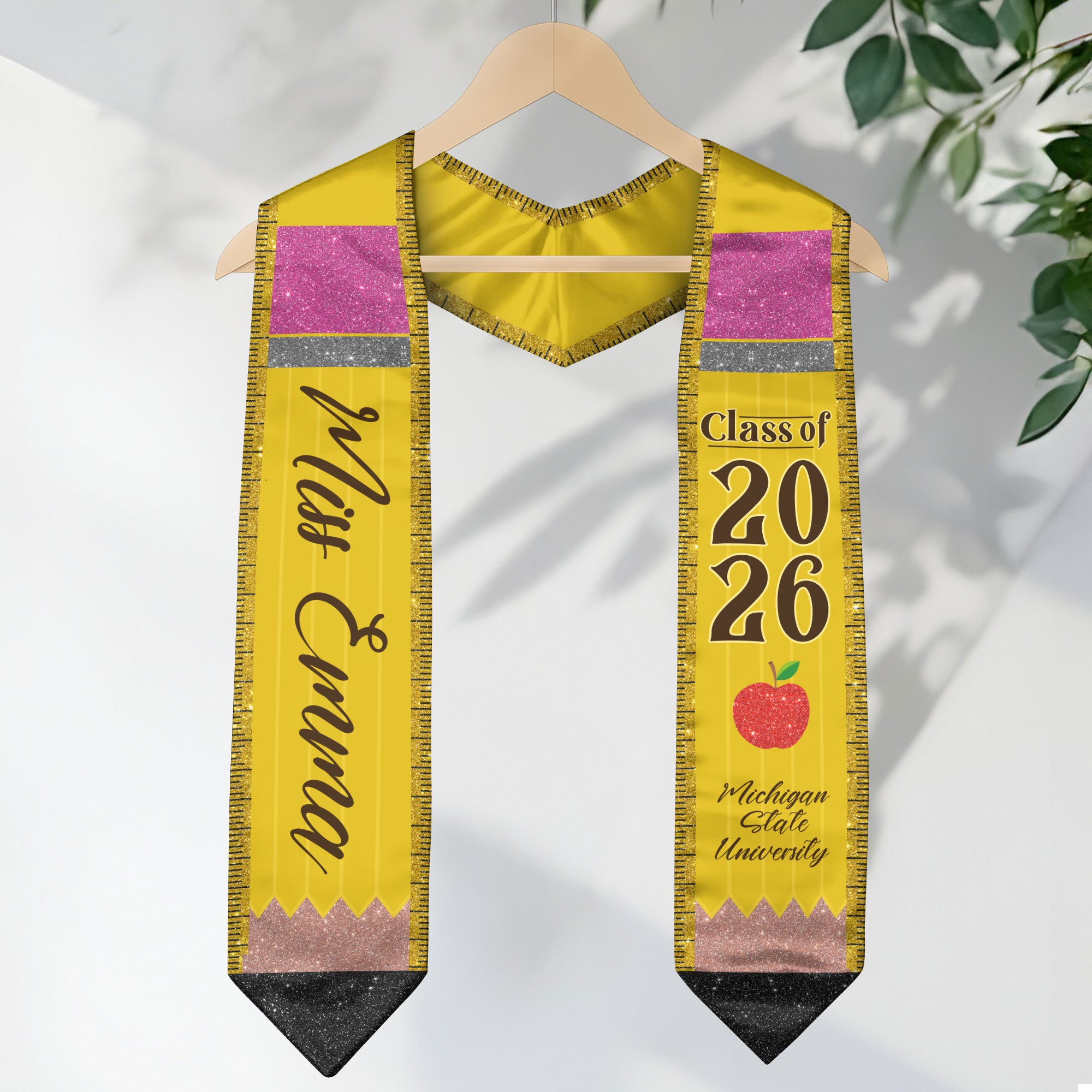 Customized Graduation Stole for Teachers, Educator Ceremony Sash Celebrating Class of 2026