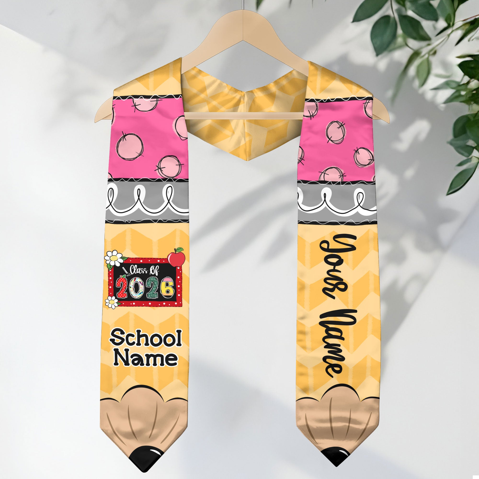 Customized Graduation Stole for Teaching Professionals, Educator Ceremony Sash 2026